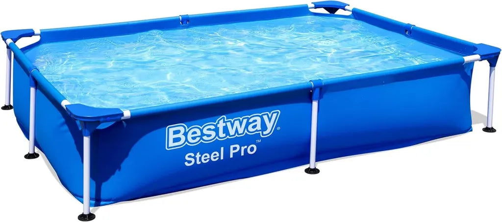 Bestway Piscina Fuoriterra Steel Pro Rettangolare 221x150x43 cm