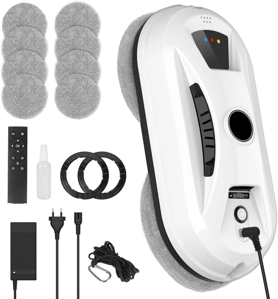 Robot Lavavetri Elettrico Intelligente con Aspirazione 5600 Pa e Rilevamento Bordi