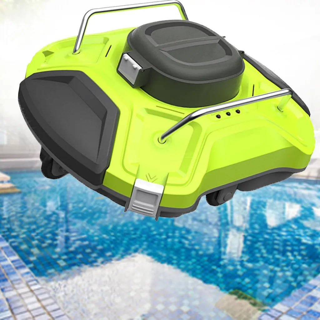 Robot per Pulizia Piscina Senza Fili, Aspiratore Automatico Piscine