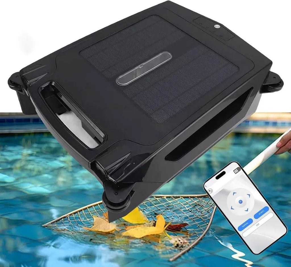 Robot Solare per Pulizia Piscina Senza Fili con Ricarica Doppia e Rilevamento Ostacoli