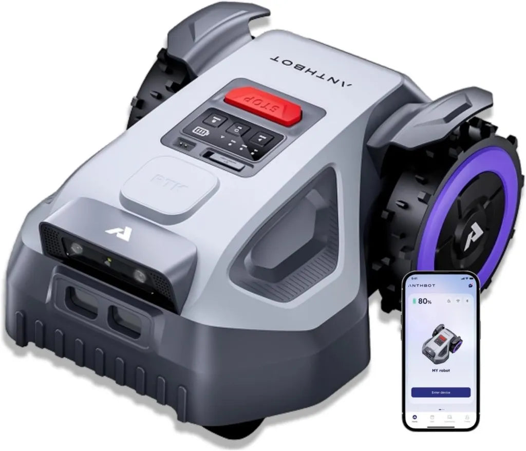 ANTHBOT M9 Tagliaerba Robot con Servizio NRTK Incluso per 1 Anno