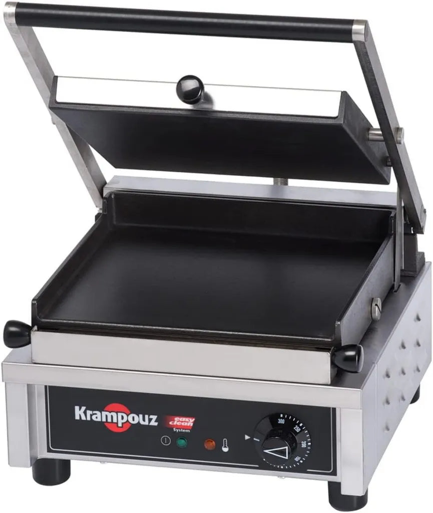 Griglia Barbecue Compatta Krampouz 1880W con Superficie Liscia