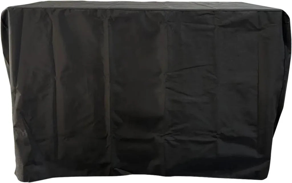Copertura impermeabile per stazione pizza con protezione UV e cinghie regolabili, 145x66x96 cm, nero
