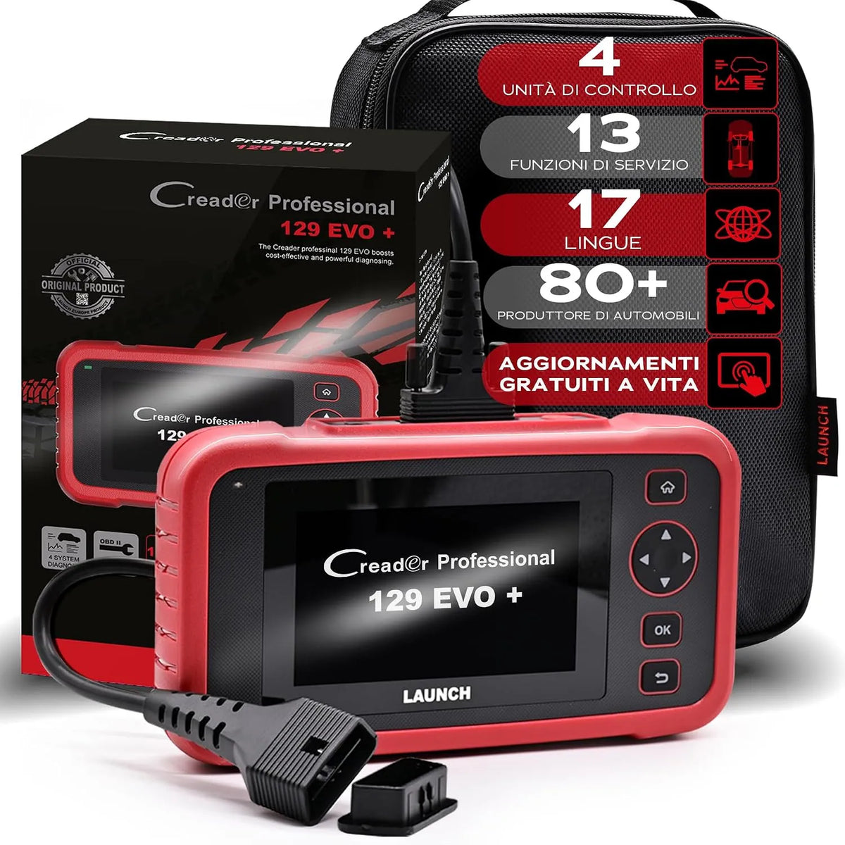 LAUNCH CRP129 EVO+ OBD2 Diagnostico per Auto: per la manutenzione dell'auto