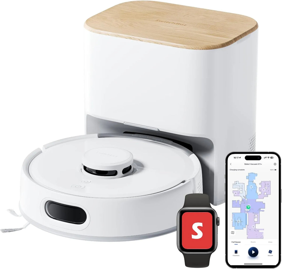 Robot aspirapolvere: K11,9 cm, per la manutenzione dell'auto, SwitchBot K11