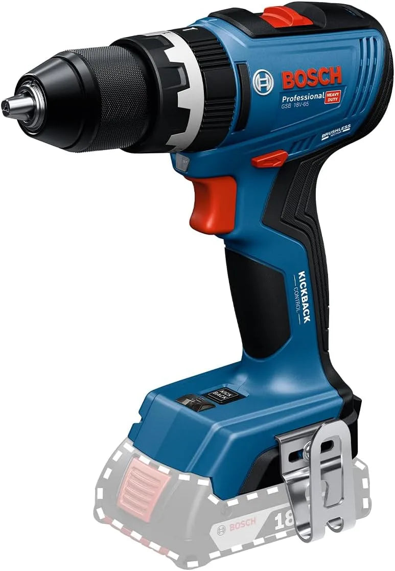 Bosch Trapano avvitatore e trapano elettrico – GSB, a batteria, motore brushless, uso professionale, 18V