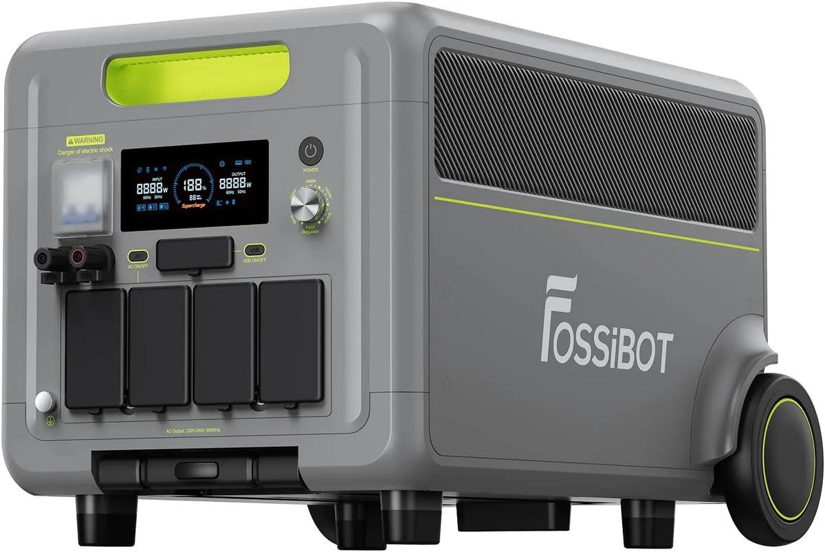 FOSSiBOT F7200 Power station portatile e generatore solare, 5222Wh, alimentazione solare, 7200W, per campeggio e camper
