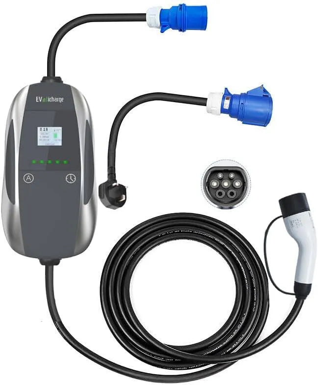 Cavo di ricarica Tipo 2 per auto elettrica e cavo EV Mode 3, con display digitale, 3,5 KW, 2 a, 5 m, 13A