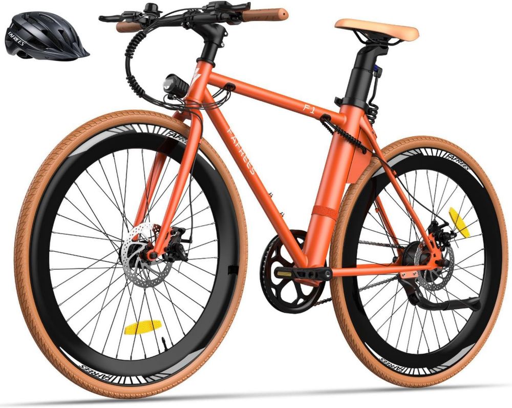 Bicicletta Elettrica Fafrees F1 700C, Motore 250W e Batteria 36V 10Ah, Autonomia 40-60KM