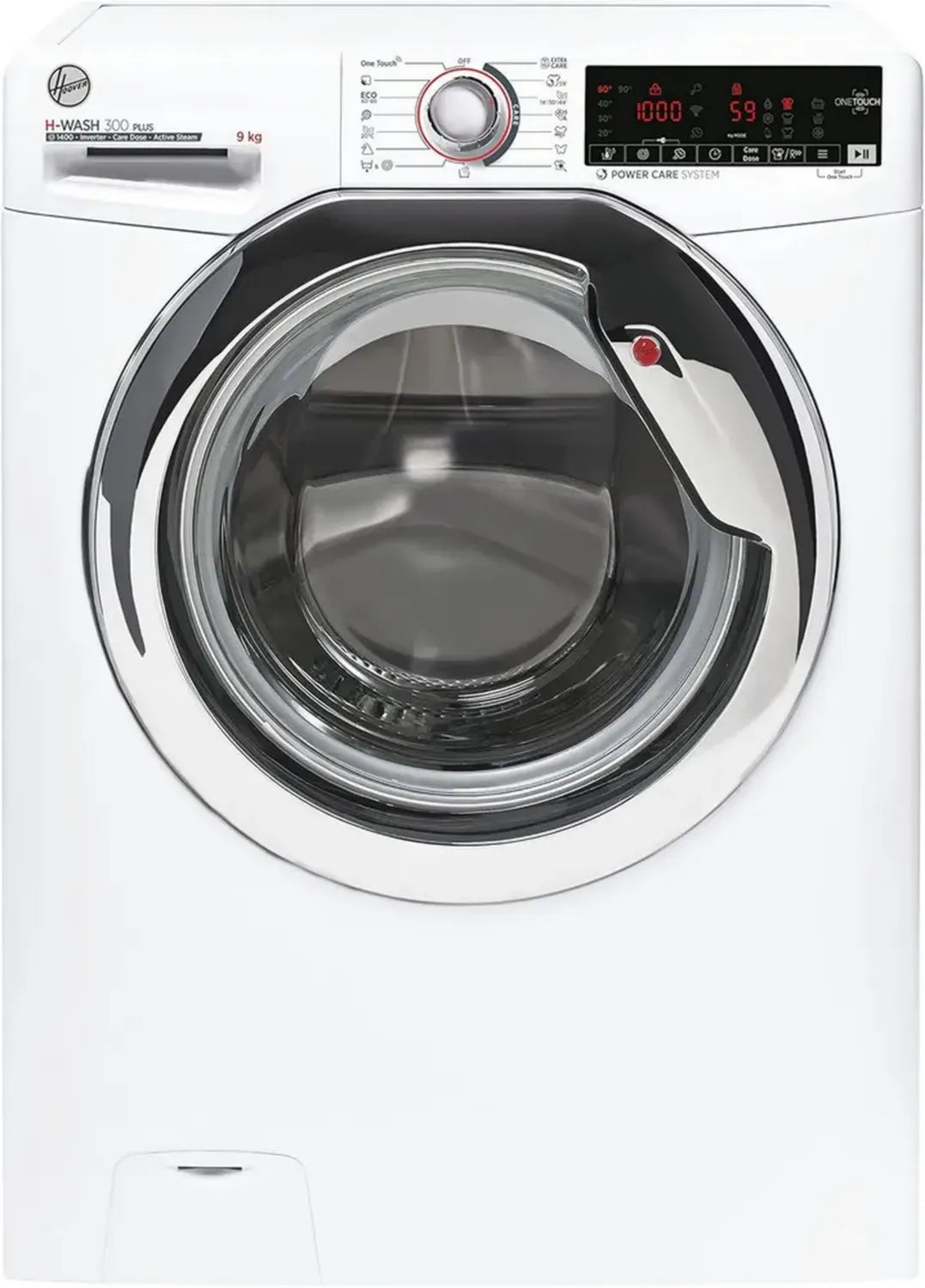Lavatrice Hoover 9 Kg H-WASH 300 PLUS 1400 Giri, NFC, Carica Frontale, Classe A, Bianco
