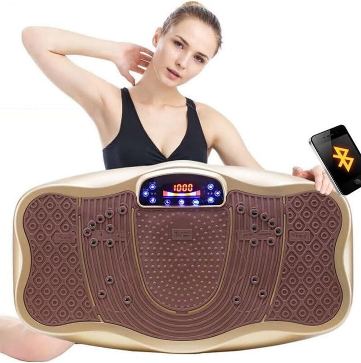 Pedana vibrante - connettività Bluetooth, con display