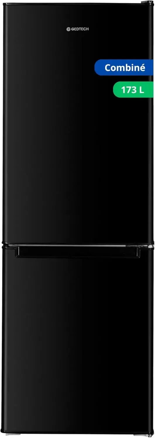 GEDTECH Frigorifero Combinato 173L Congelatore Inferiore - Nero