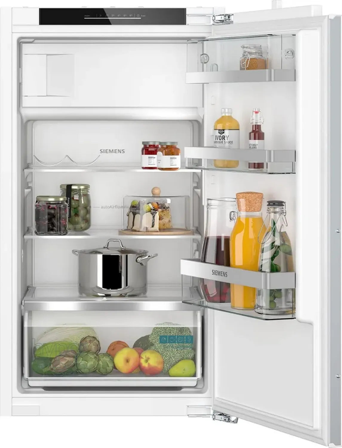 Siemens iQ500 Frigorifero Incasso 132L con Congelatore 15L, Tecnologia hyperFresh, 102.5x56cm