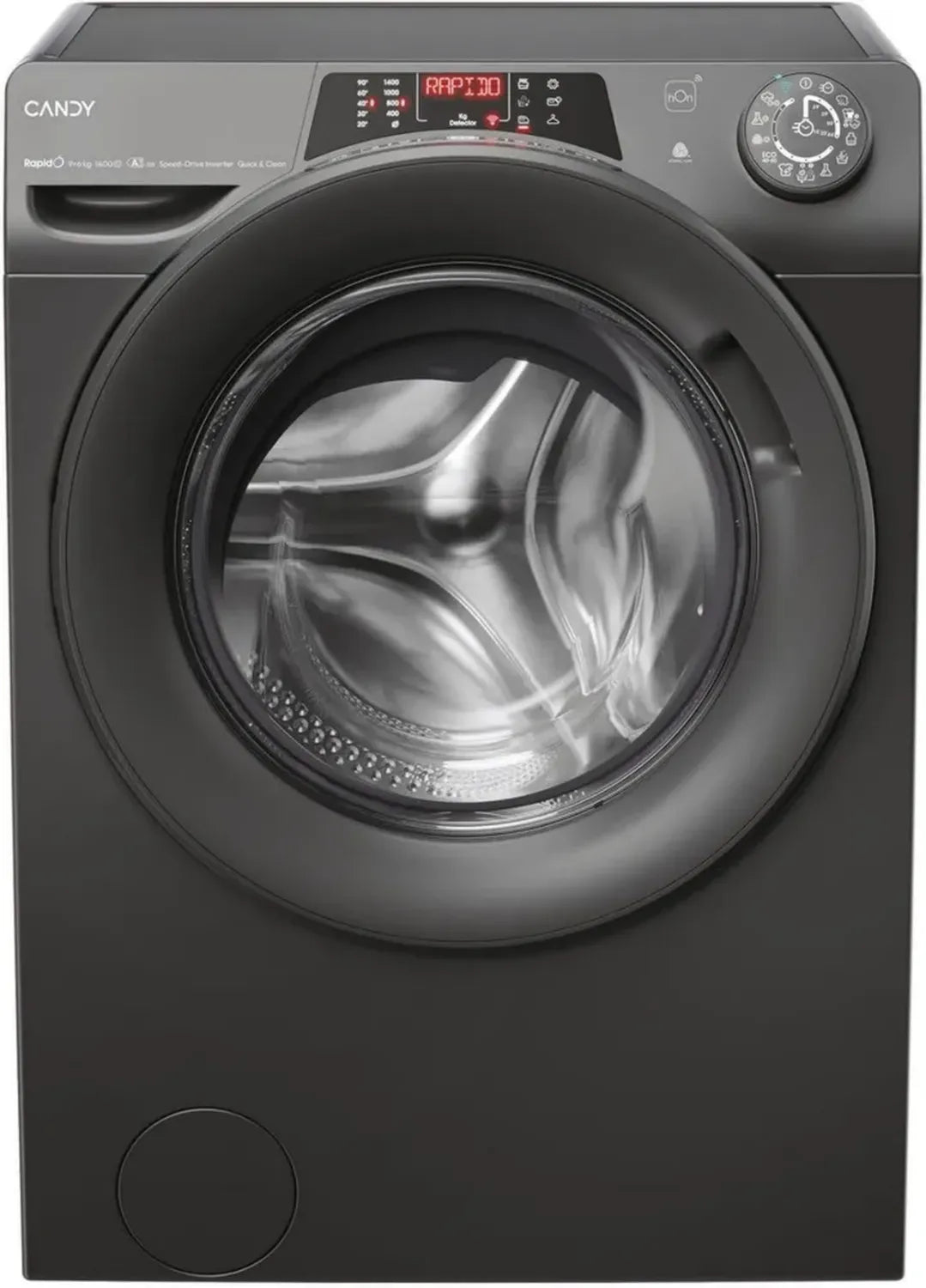 Candy Lavasciuga 9+6 KG, Efficienza 15% Superiore Classe A, 1400 Giri, Antracite, Inverter, Vapore, Wi-Fi