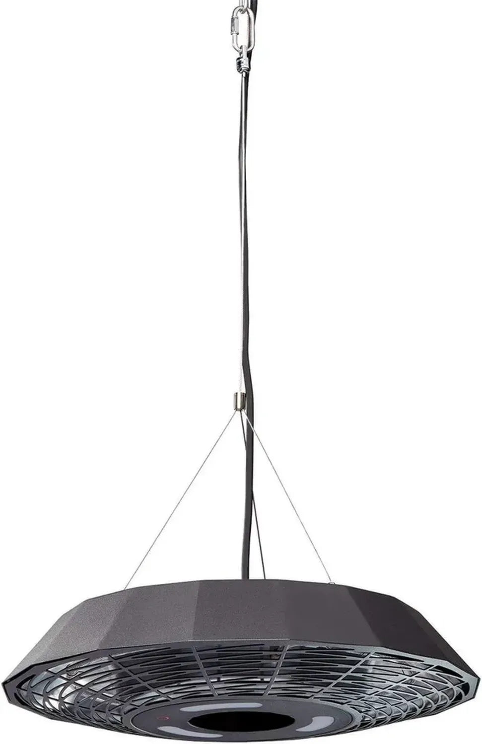 Riscaldatore Elettrico a Soffitto Enders Marbella - Fungo Nero per Esterni