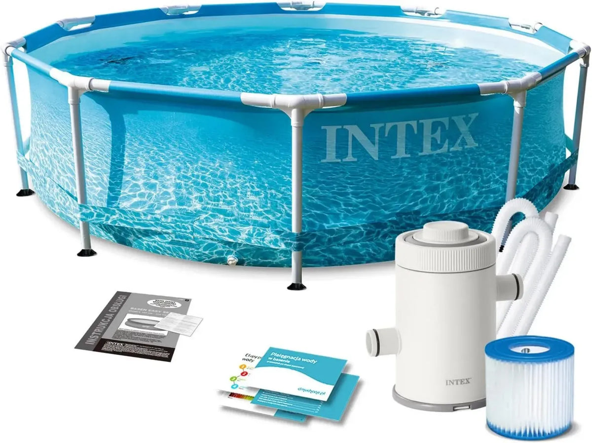 Intex Piscina Fuori Terra Rotonda con Pompa Filtro, 305x76 cm, 4485 L
