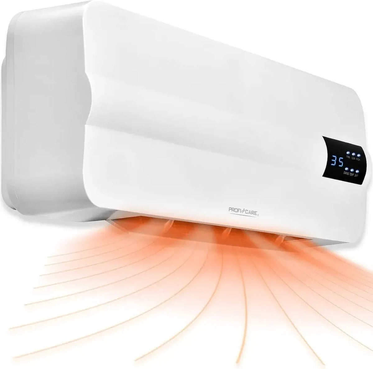 Termoventilatore da Parete ProfiCare con Rilevamento Finestra Aperta, per Ambienti fino a 60 mq
