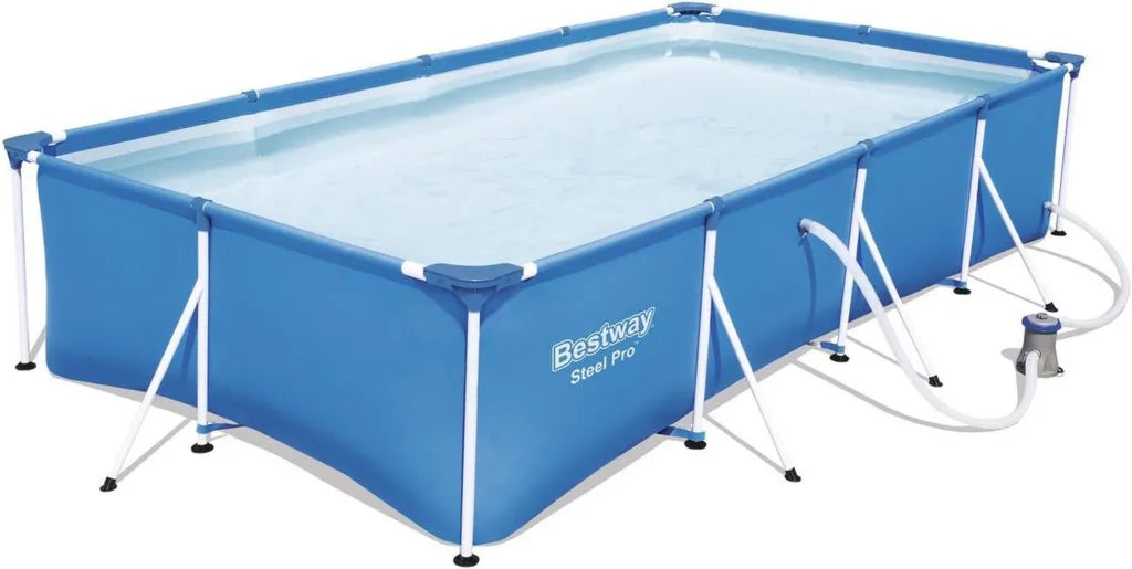 Piscina Fuori Terra Bestway Steel Pro 56424 Rettangolare 5700 L Blu