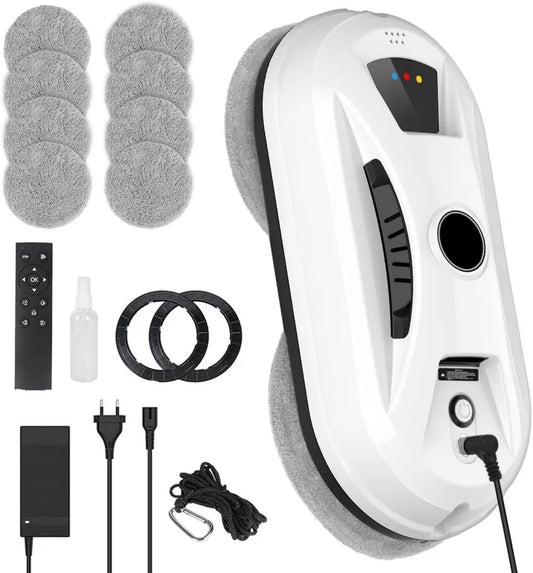 Robot Lavavetri Elettrico Intelligente con Aspirazione 5600 Pa e Rilevamento Bordi