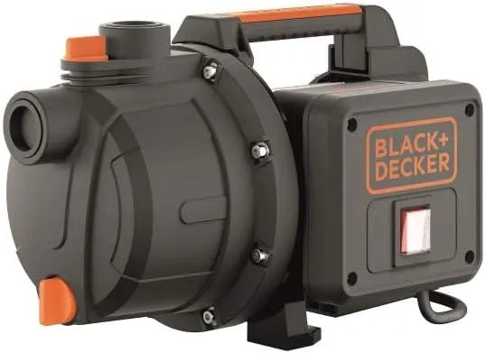 BLACK+DECKER Autoadescante BXGP600PE Pompa sommersa per acque chiare e pompa di drenaggio, 3.100 l/h, 600 W, 35 m