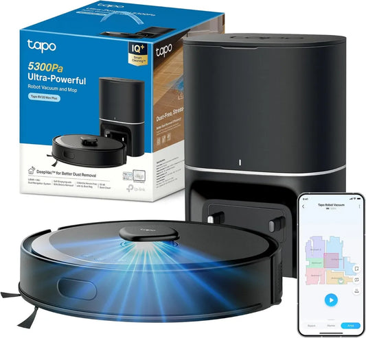 Aspirapolvere Robot Tapo RV30 Max Plus con Mappatura Avanzata e Svuotamento Automatico 3L