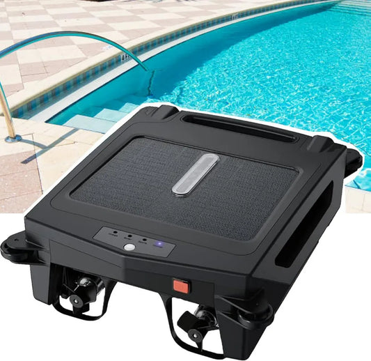 Aspiratore Solare per Piscina, Robot Automatico Senza Fili Eco, Pulitore Intelligente con Ricarica Solare e USB