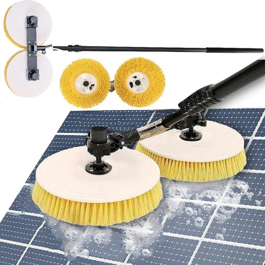 Kit di Spazzole Elettriche per Pulizia Solare e Piscina con Alimentazione Idrica