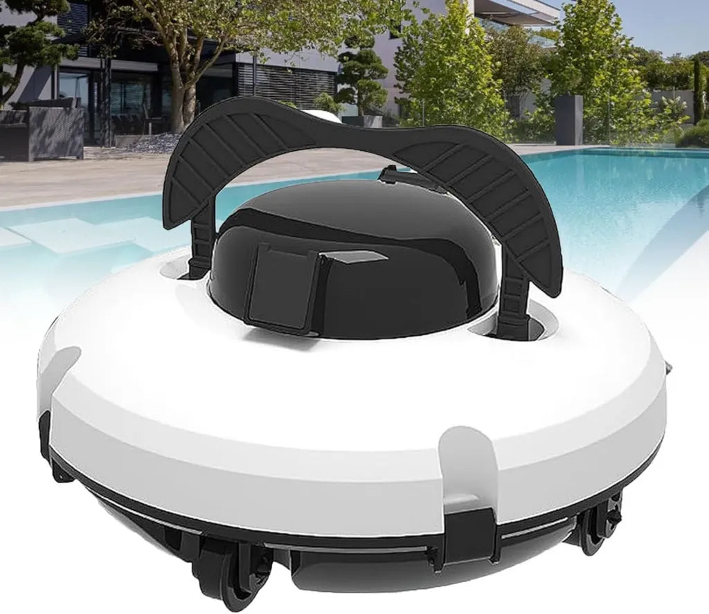 Robot aspirapolvere per piscina senza fili con funzione arrampicata e controllo detriti
