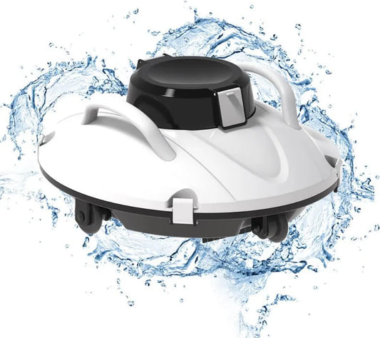 Robot aspirapolvere per piscine senza fili, autonomia estesa di 90 minuti, ricaricabile