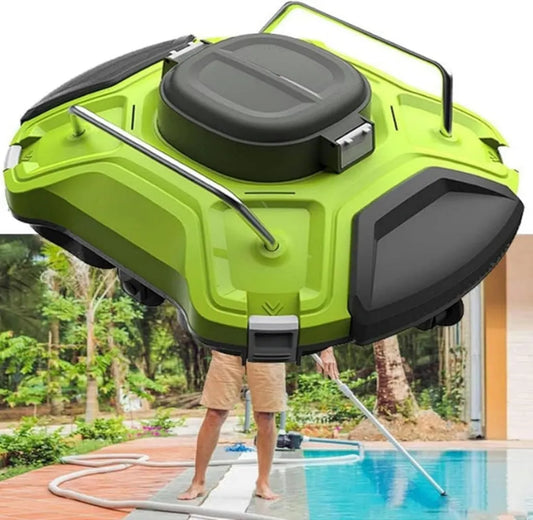 Robot pulitore per piscine automatico con navigazione avanzata e arrampicata, senza fili e con filtro efficace