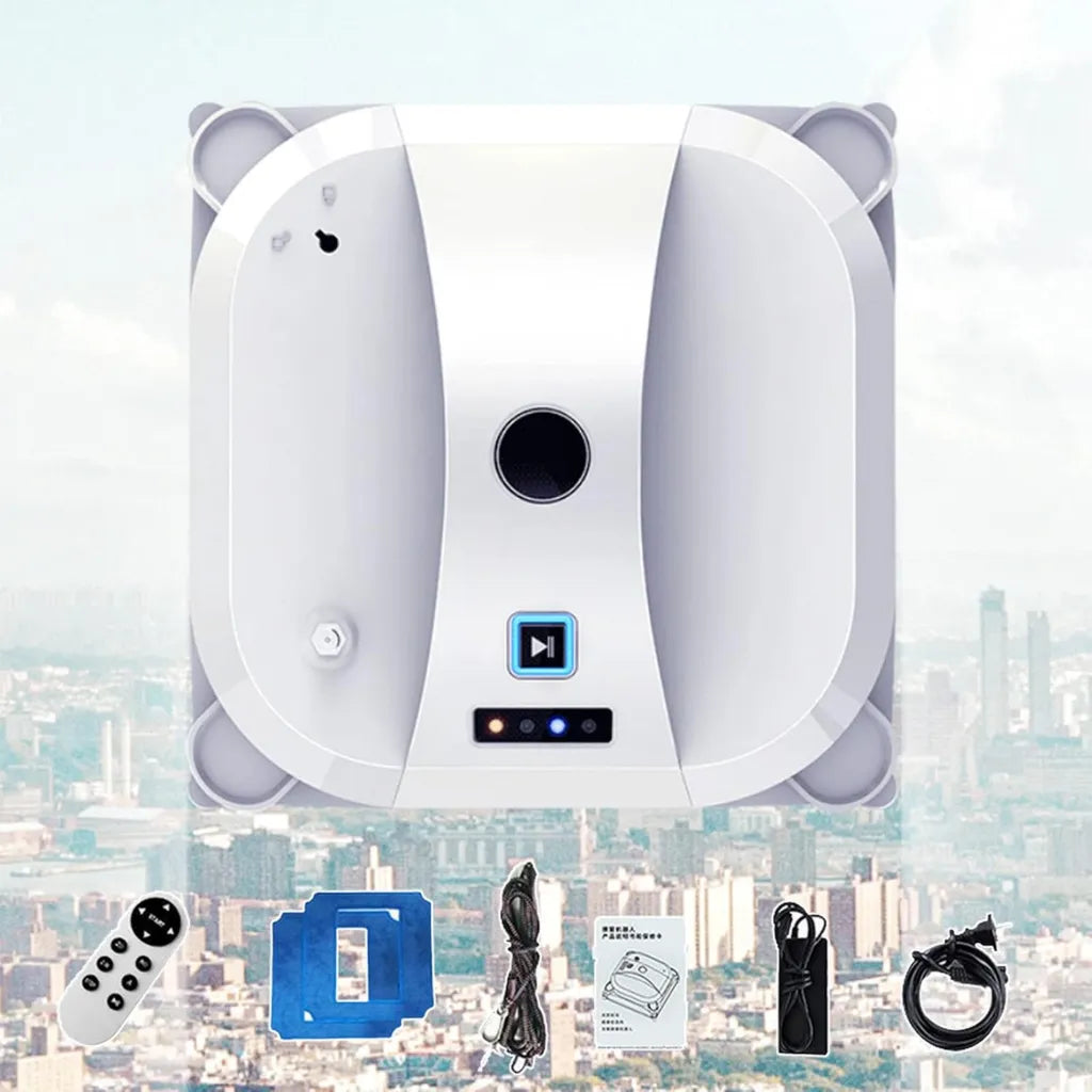Robot Lavavetri Intelligente con 3 Modalità per Pulizia di Vetro e Piastrelle