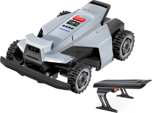 Robot Tagliaerba Segway Navimow X420 AWD con Garage X per Terreni Pendenti