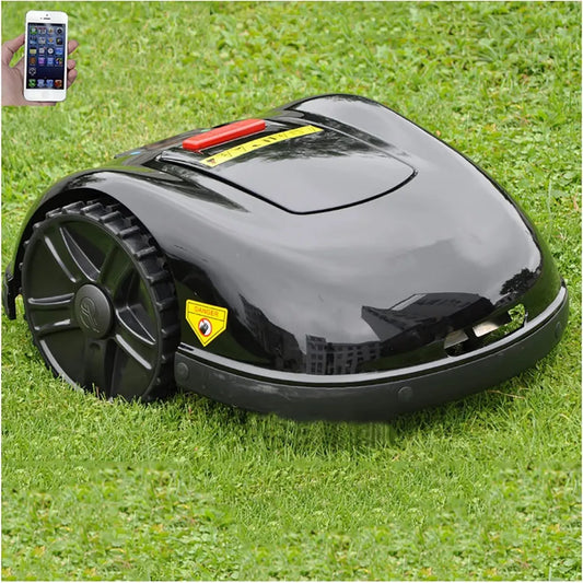 Robot tagliaerba elettrico con app intelligente, larghezza di taglio 18 cm, protezione antipioggia, per giardini fino a 800 m²
