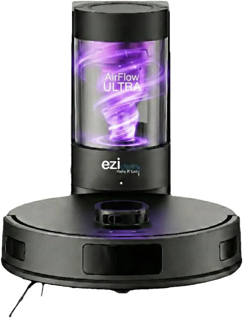 Robot Aspirapolvere LIDAR con Base di Scarico Airflow Ultra EZICLEAN