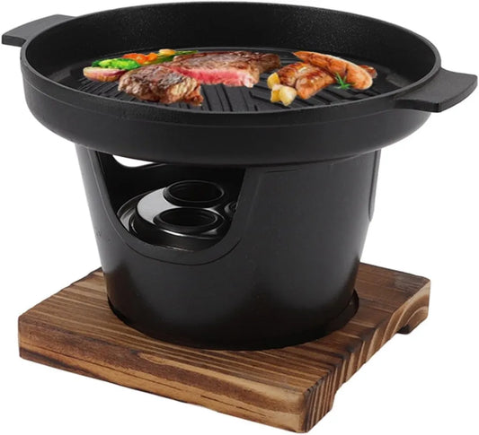 Griglia da Tavolo Senza Fumo per Barbecue Coreano Portatile