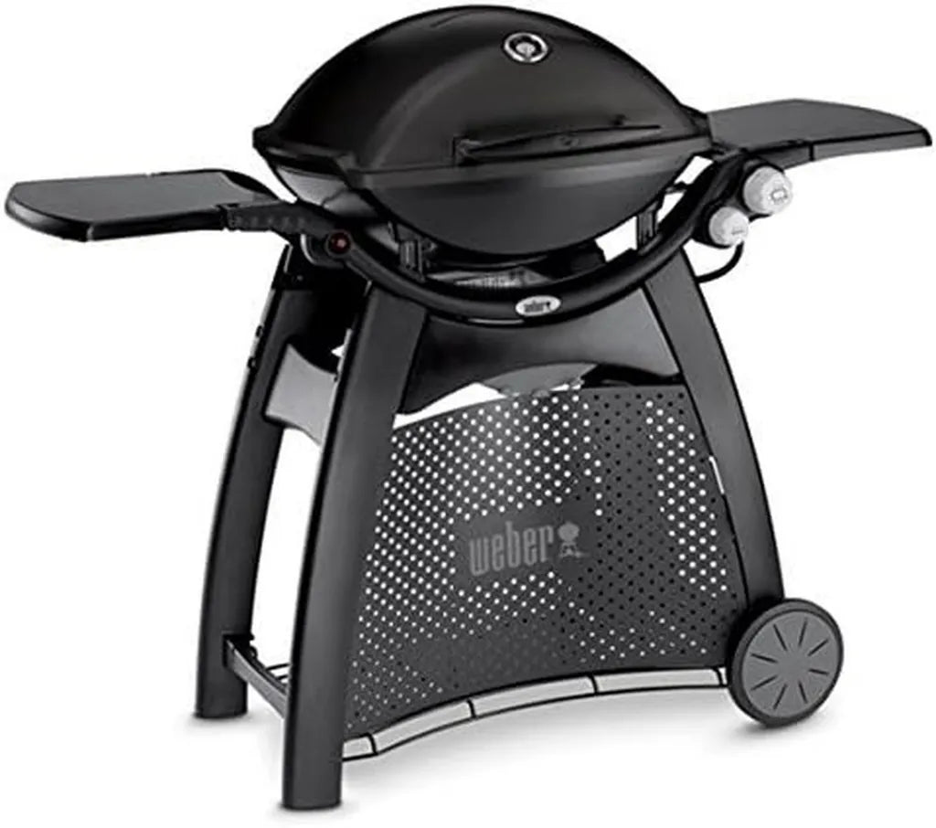 Griglia a Gas Weber Q3000 con Carrello, 6350W, Nero