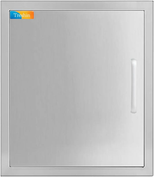 Treshin Porte in acciaio inox per cucina esterna 45x51 cm