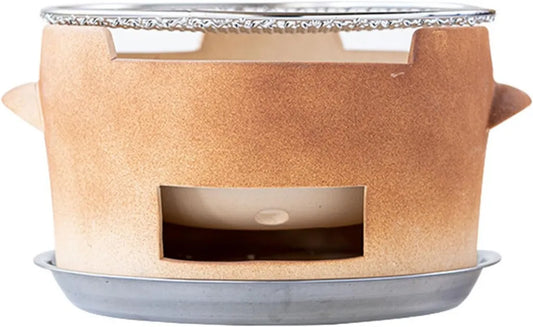 Barbecue in Ceramica Portatile per 2-5 Persone | Griglia a Carbone Vintage da Esterno | Ideale per Picnic e Giardino