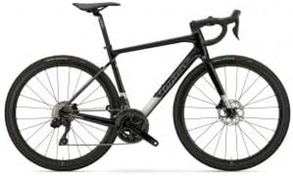 Bicicletta da corsa in carbonio Wilier Garda Disc Shimano 105 12 velocità 2025 ruote SWR40 EVO - Nero, XS