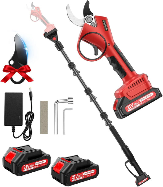 Forbici da potatura – a batteria, design portatile, 40 mm, 2m, 21V, 2Ah, per la cura del giardino