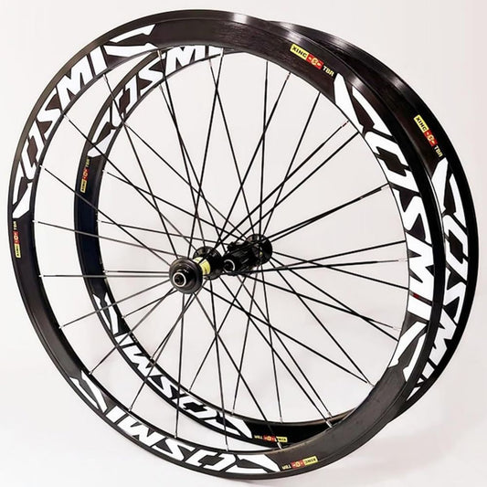 Ruote per Bici da Corsa 700C Alluminio, Compatibili con Freni a Pattino, Velocità 7-11