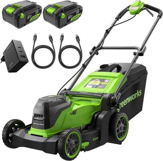 Greenworks 48V MO48L422-01 Tosaerba: CON, a batteria, 41cm, 24V, 4Ah