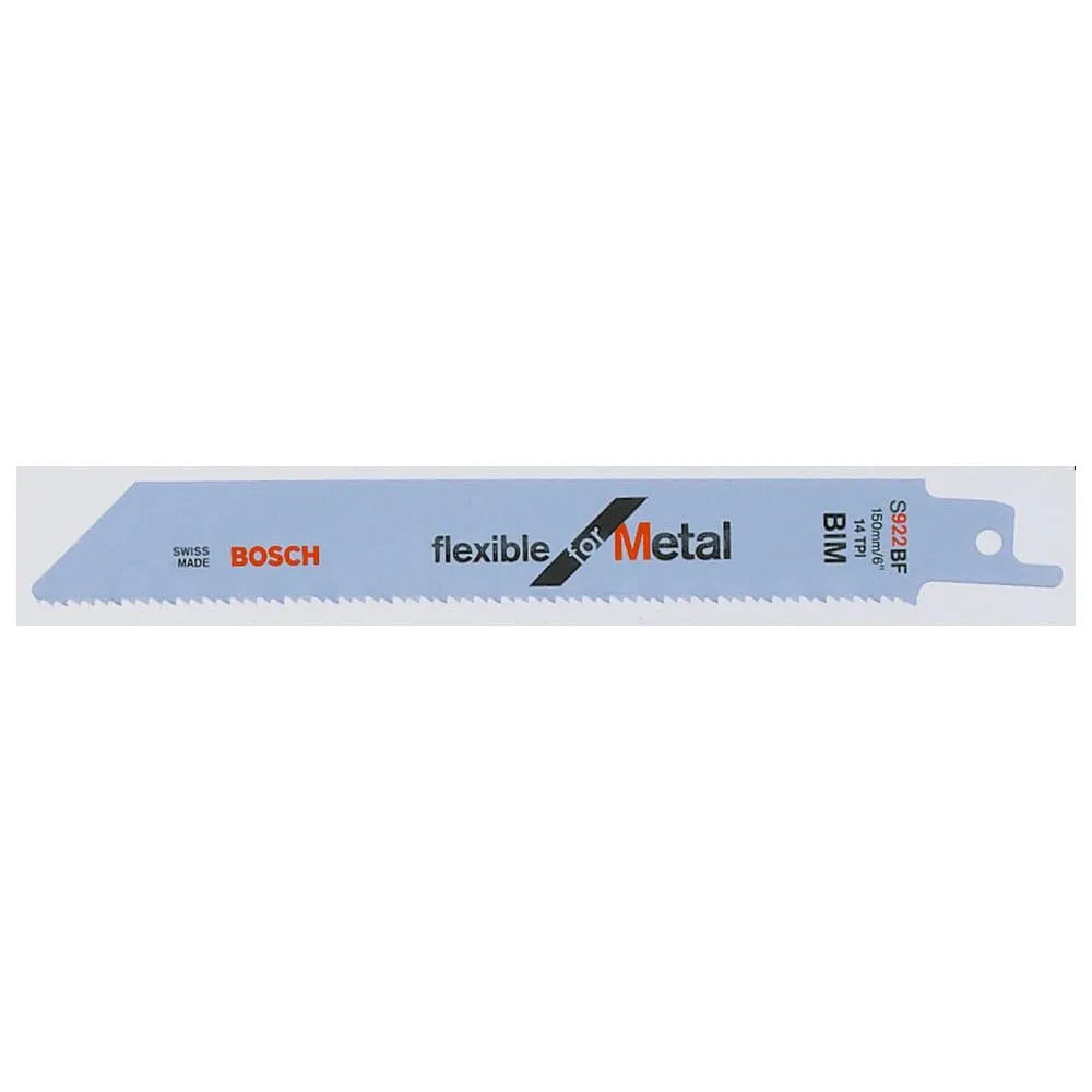 Bosch Sega universale e sega a gattuccio, in metallo, uso professionale, 150 × 19 × 0.9 mm, per la lavorazione del metallo