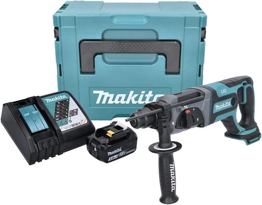 Makita DHR 241 Martello perforatore – a batteria, 18 V, 3,0 Ah