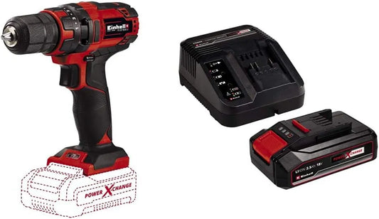 Einhell Trapano avvitatore e trapano elettrico – a batteria, 18 V, 2,5 Ah
