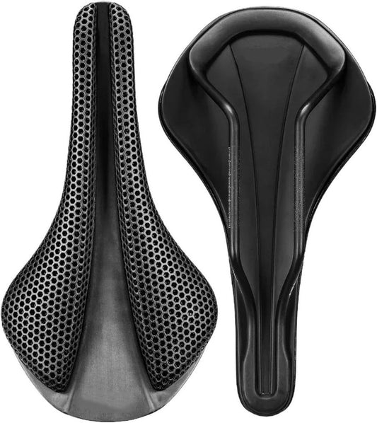 Sella in Carbonio 3D per Bici da Strada e Triathlon, 185g