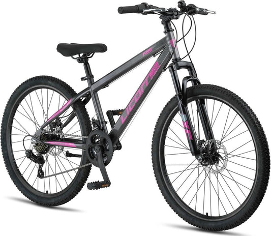 Bicicletta Mountain Bike Licorne Thunder per Tutte le Età - Misure Disponibili 20 a 29 Pollici