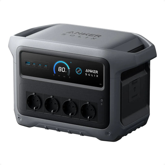 Anker SOLIX C1000 Power station portatile e generatore solare, 1024Wh, 2000W, 3000W, alimentazione solare