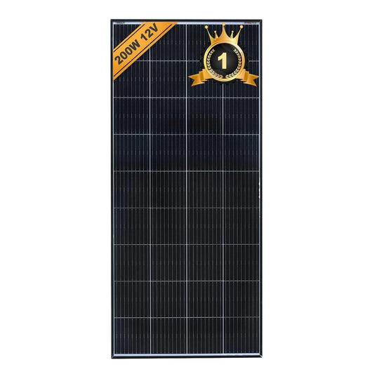 PERC 9BB, per camper, enjoy solar Modulo Solare Monocristallino 200W 12V