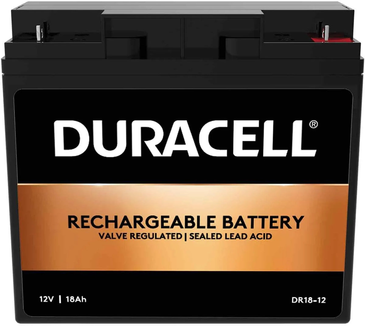 Duracell DR18-12 Batteria a ciclo profondo e batteria solare e servizi, 18 Ah, 12 V